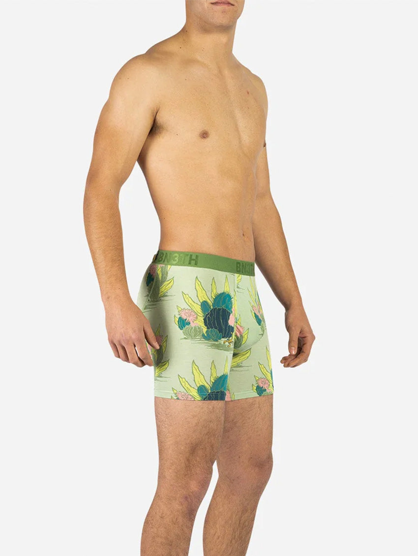 BN3TH Classic Boxer Brief Cactus Floral Fair Green