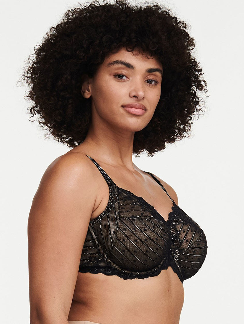 True Lace full-coverage bra, Chantelle, Shop Unlined Bras & Bra Tops For  Women Online