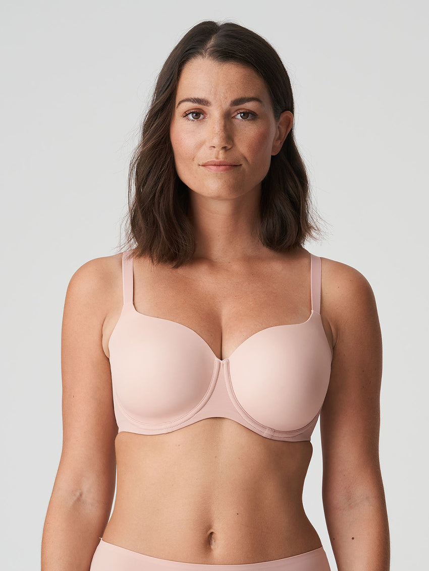 SHEFIT Womens Unconventional T-Shirt Bra in Soft Pink Size 3 Adjustable NEW