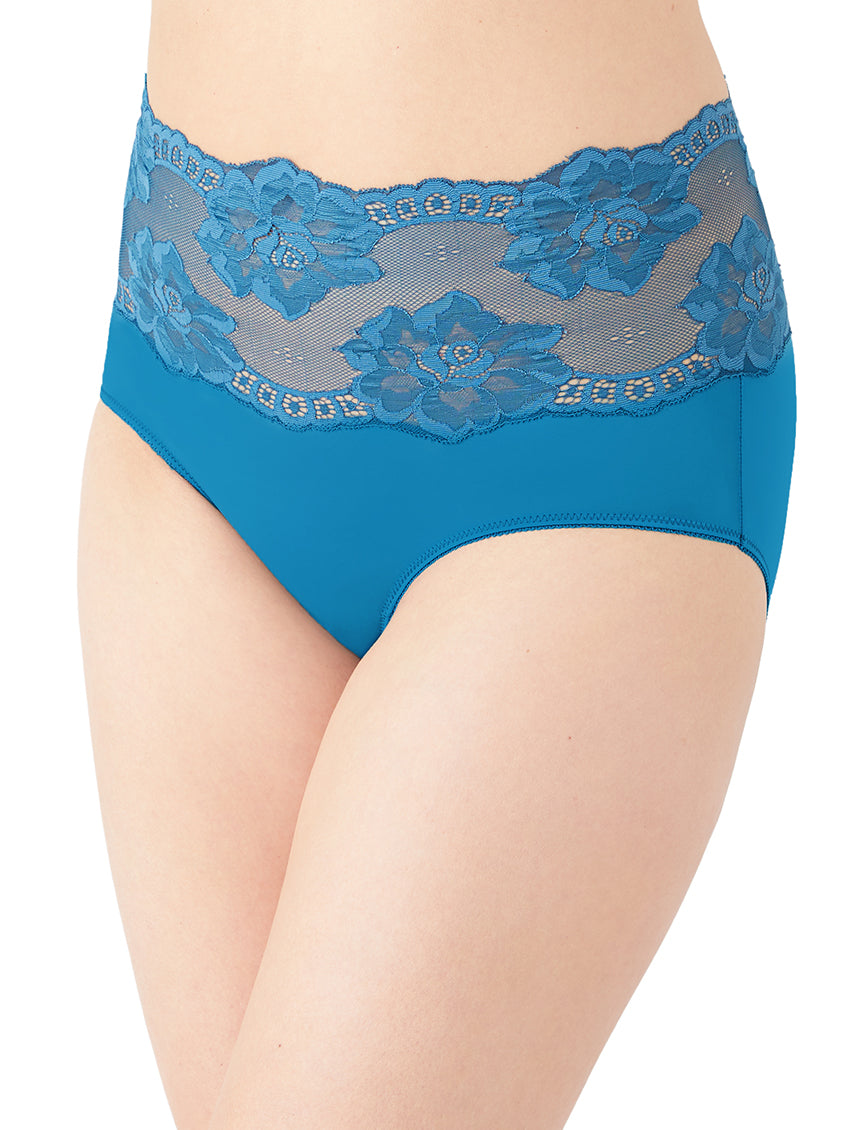 Buy WACOAL Blue Nylon Full Coverage Women's Panty