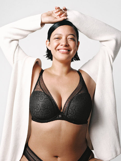 Vince Camuto, Intimates & Sleepwear, Vince Camuto 36c Black Bra Underwire  Full Support Lightly Padded Tshirt Style