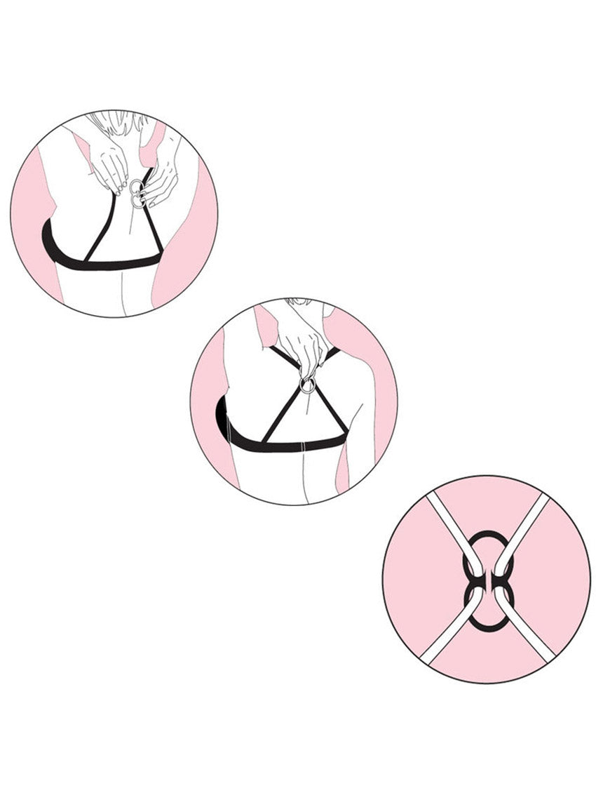 Perfection Racer Back Clips Bra Strap Converter To Hide Bra Straps - Pack  Of 3 Black White and Clear : : Fashion