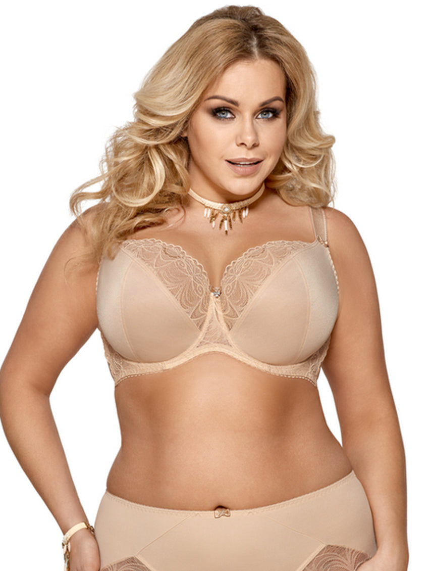 Gorsenia K425 Womens Casablanca Cream Non-Padded Wired Full Cup Bra 42G (F  UK) : Gorsenia: : Clothing, Shoes & Accessories