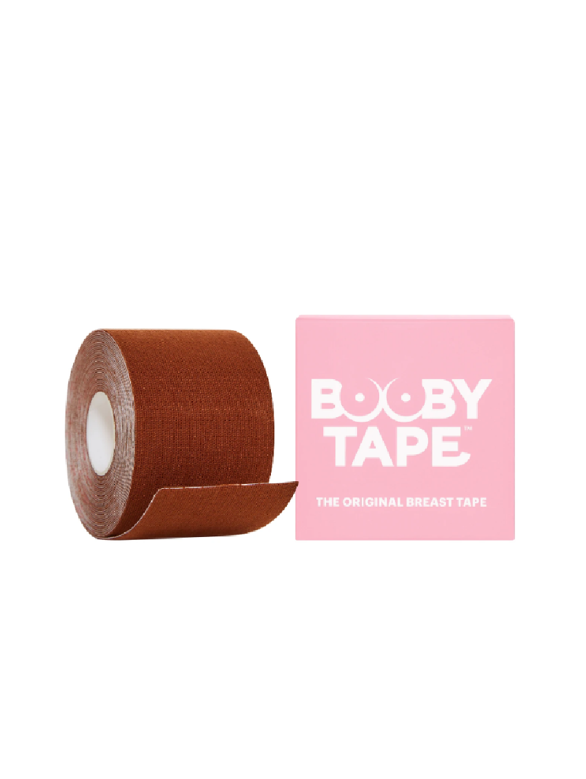 Booby Tape, The Original Breat Lift Tape, Sticky Boob Adhesive Tape, Brown,  5 meter roll