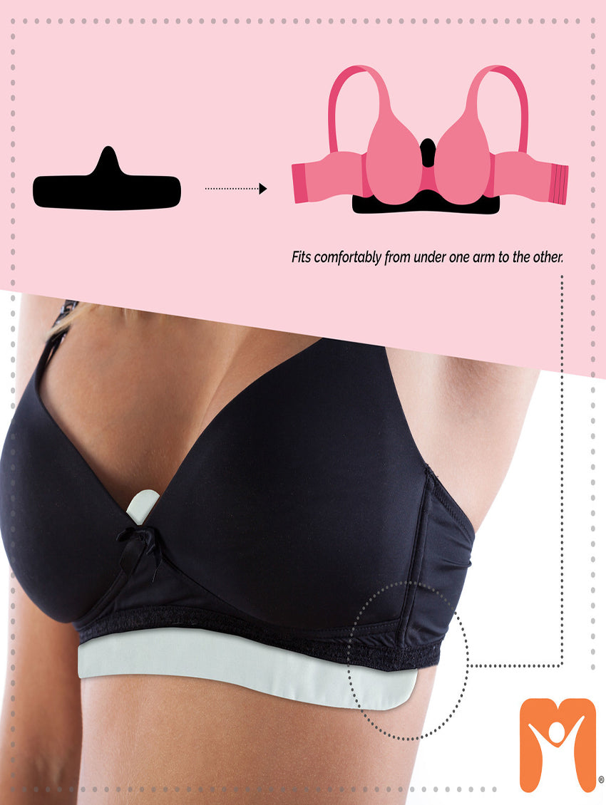 Belly Bandit Don't Sweat It Bra Liners - Underboob Sweat Absorbers,  Moisture-Wicking Pads for Rash Prevention, One Size
