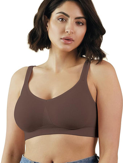 Sleep Bras for Large Breasts Women's Sexy and Comfortable Gathering Top  Embroidery Underwear Sweet Soft Steel Ring Sexy Bra, Beige, 32 : :  Clothing, Shoes & Accessories