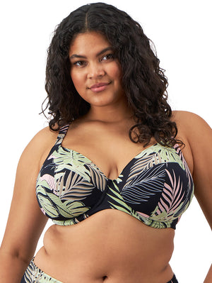 Elomi Tropical Retreat Plunge Bikini Top