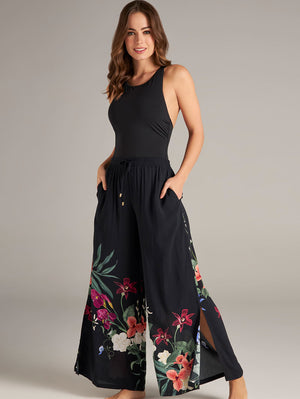 Jantzen Floral Fantasy Josephine Pull On Pant