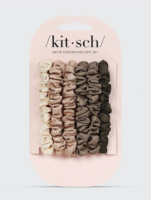 Kitsch Ultra Petite Satin Scrunchies