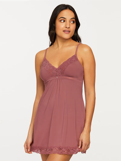 Lusomé Bianca Nightie With Shelf Bra – Forever Yours Lingerie