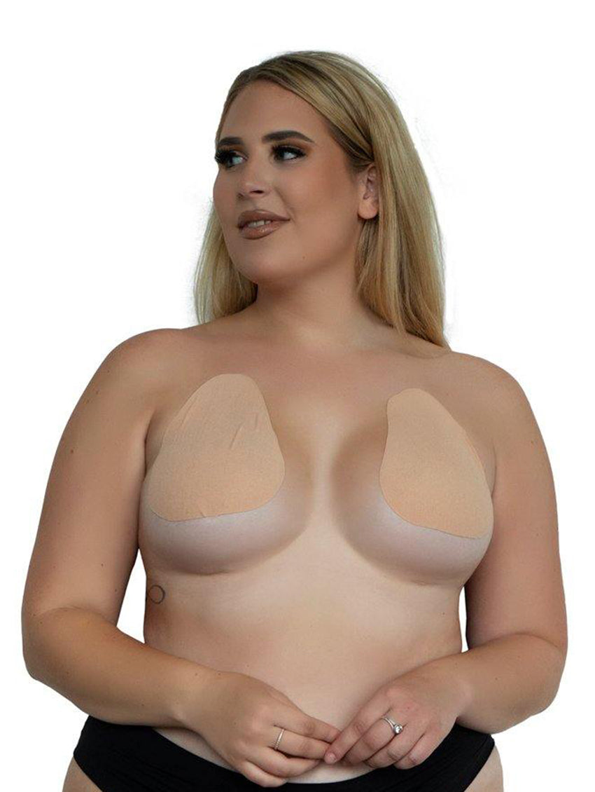 Prosthetic Breast Bra Two-in-one Underwear Artificial Chest Adjustable  Strap Brassiere Push Up Sexy Makeup Lingerie for Cosplay 40/90D