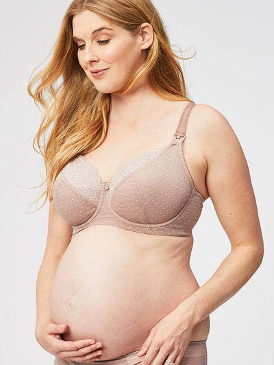 Hotmilk Forever Yours Lace Contour Maternity & Nursing Bra - Shadow - Curvy  Bras