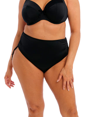 Elomi Swim: Plain Sailing Underwired Plunge Bikini Top Black – DeBra's