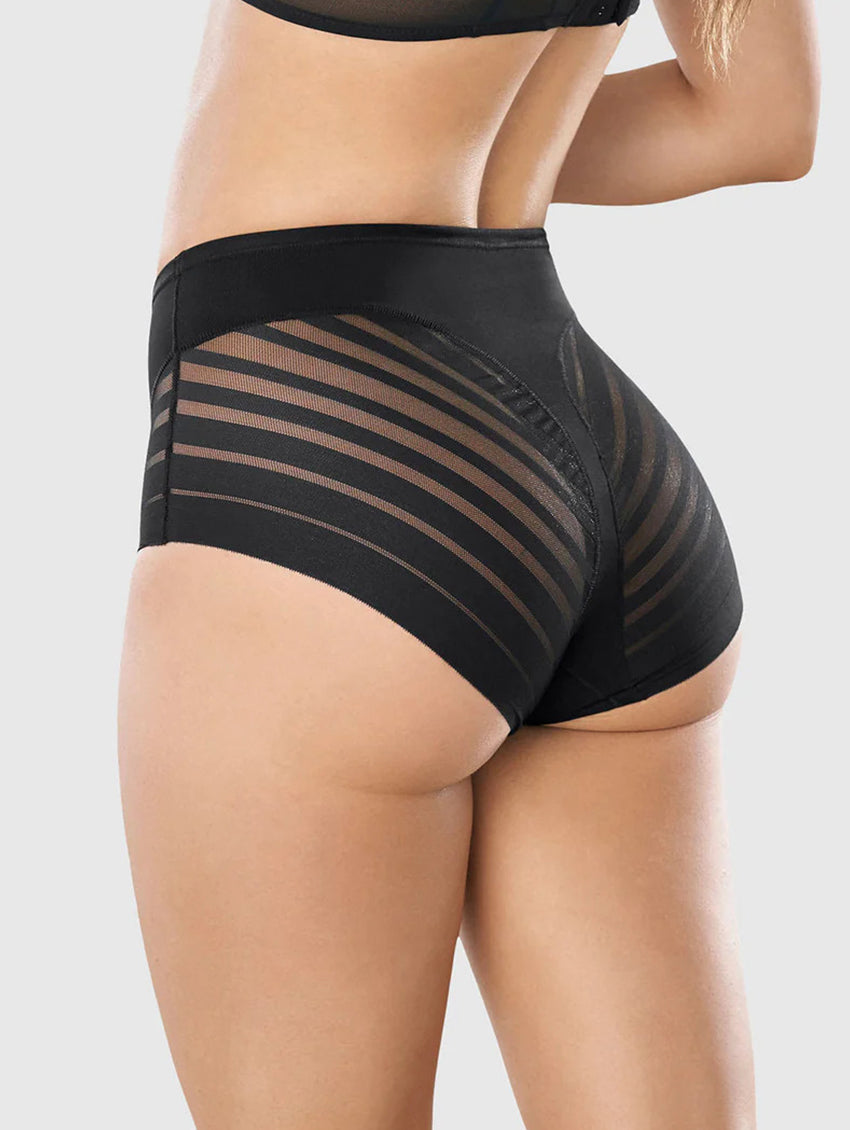 Leonisa Lace Stripe Shaper Panty 012903 Forever Yours Lingerie in Canada