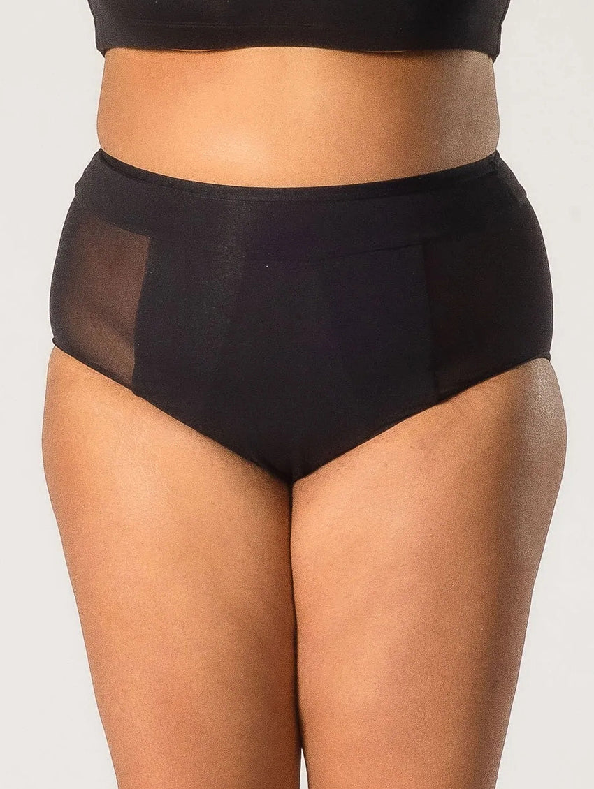 Neione By Intimate Portal Medium Black Period Underwear Medium Leakproof